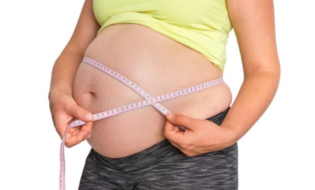 pregnant-woman-measuring-belly-tape-meter-pregnant-woman-measuring-belly-tape-meter-isolated-white-125795923